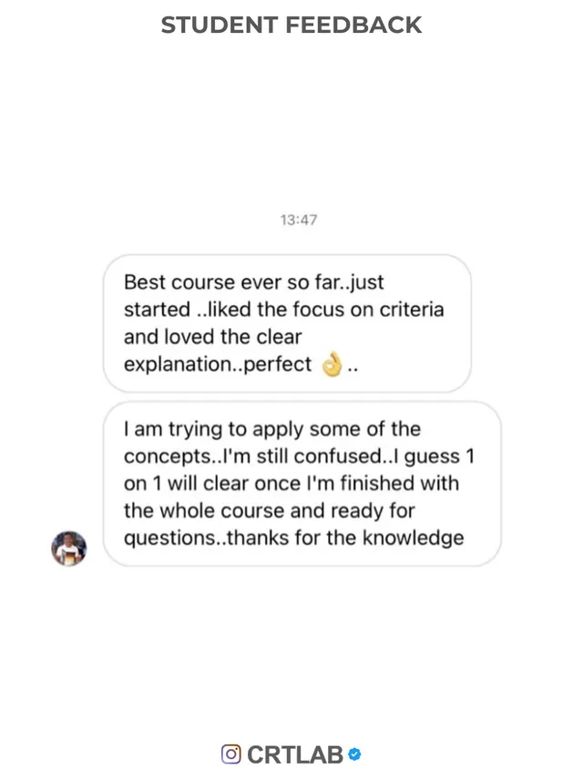 Student feedback